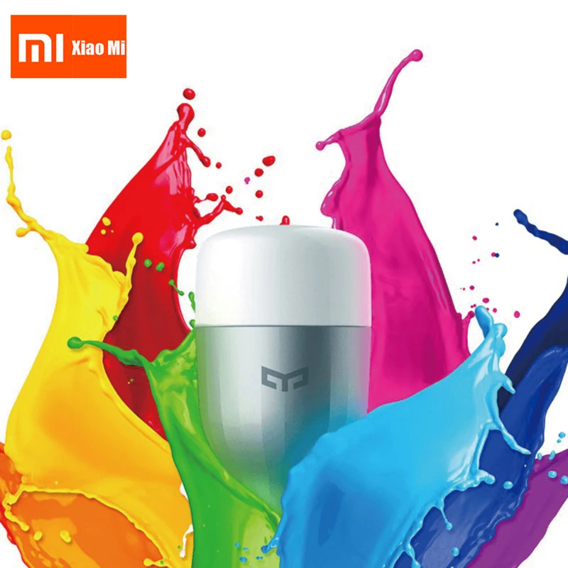 Оригинальная умная Светодиодная лампа Xiaomi Yeelight Blue II цветная WiFi управление|mi