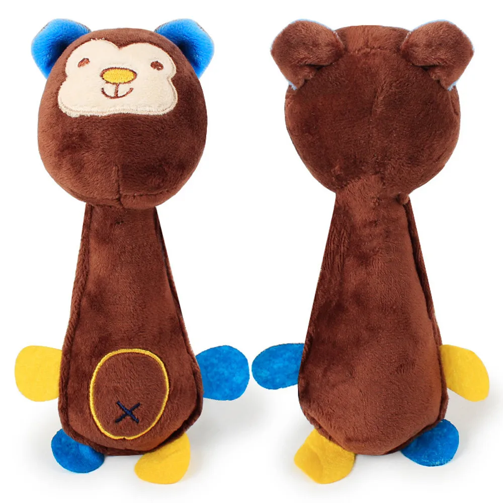 Funny Soft Plush Sound Squeaky Chew Toy Fruit Shape Pet Puppy Dog Toys Gifts