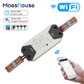 

DIY WiFi Smart Light Switch Universal Breaker Smart Life APP Remote Control Works with Alexa Google Home Smart Home Automation