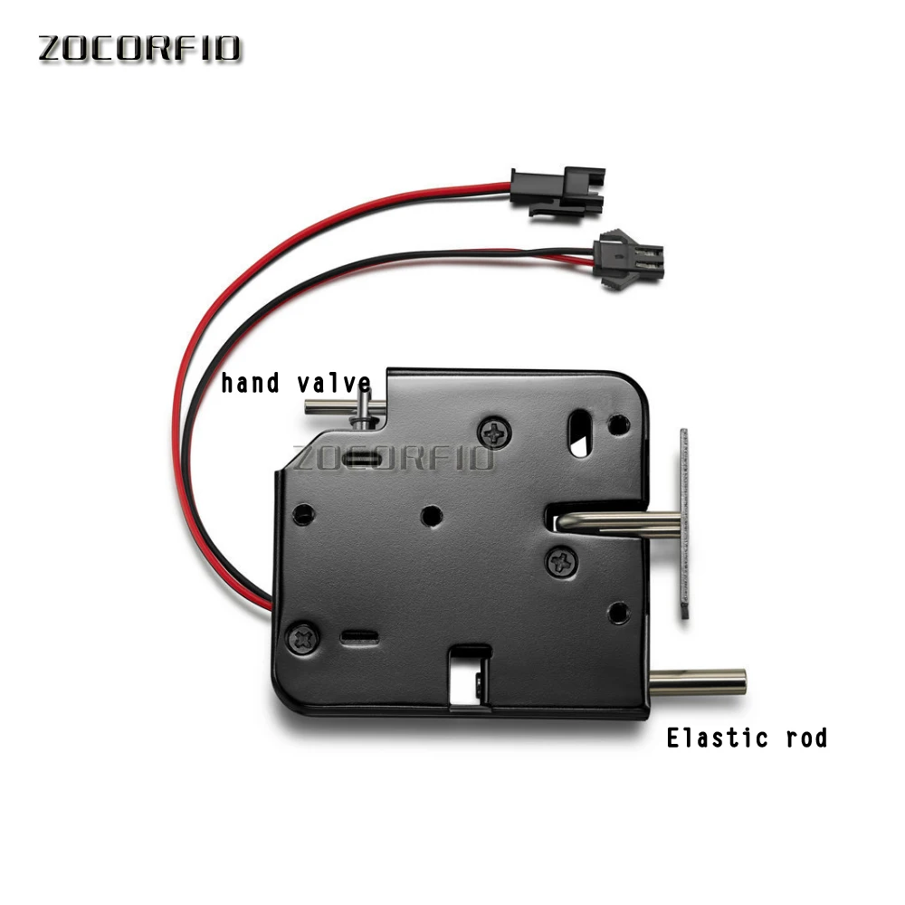 DC-12V Электрический замок, защелка, электромагнитный замок для электронного шкафчика, Умный Замок для шкафа с пружинным стержнем