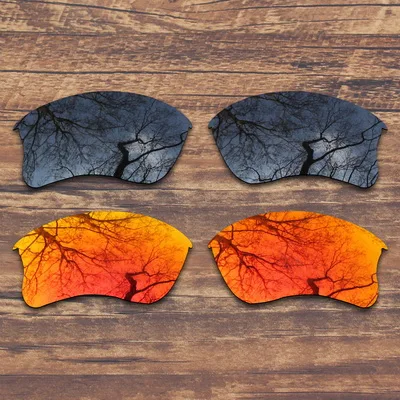 Black and Fire Red ToughAsNails поляризованные Сменные линзы для солнцезащитных очков Оукли 2,0 XL-несколько вариантов - Цвет линз: Black and Fire Red