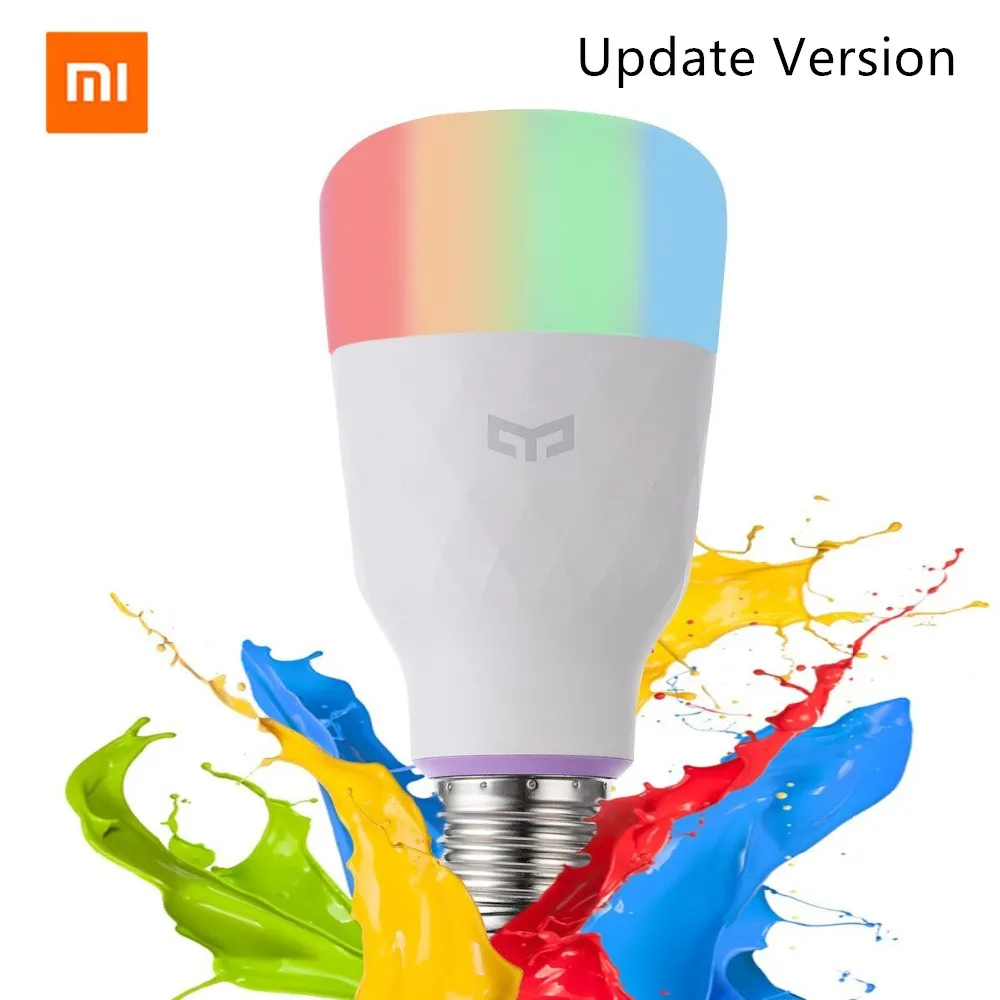 

[ English Version ] Xiaomi Yeelight Smart LED Bulb Colorful 800 Lumens 10W E27 Lemon Smart Lamp For Mi Home App White/RGB Option