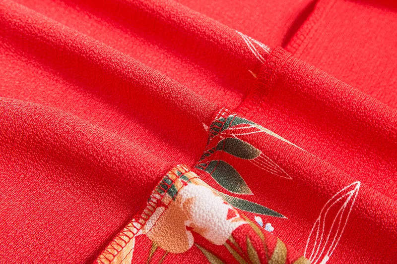 Bohemian Floral Print Boho Maxi Dress Women Chiffon Beach Summer Dress Deep V-Neck Split Backless Sexy Long Dress (23)