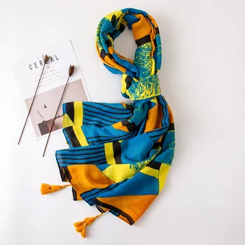 

Women Cotton Scarf Bright Color Blanket Shawl Large Warm Autumn Winter Wrap Fashion Pashmina NEW [3263]