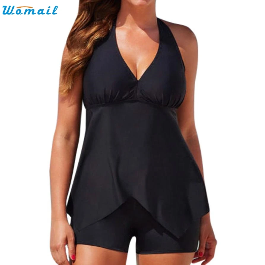 

Women Tankini Sets With Boy Ladies Shorts Swimwear Two Piece Swimsuits For Daily Sexy Summer Swimwear C30719