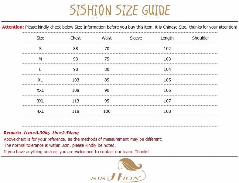 VD0399 SIZE INFOR.
