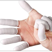 1000 шт./пакет кончики пальцев Дизайн ногтей латексная защита для кончиков пальцев одноразовые антистатические