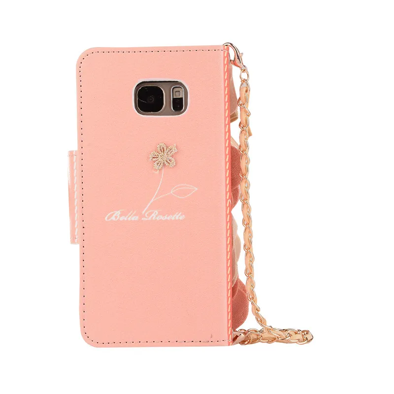 Роскошный кожаный кошелек с розами, флип-чехол для телефона samsung Galaxy S7 Edge S8 S9 S10 Plus S10e Note 8 9, чехол