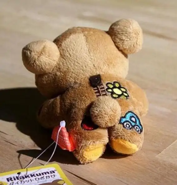 Мультяшный милый медведь магниты на холодильник стикер Rilakkuma сообщение клип семейный инструмент плюшевая игрушка подарок девочки дети куклы