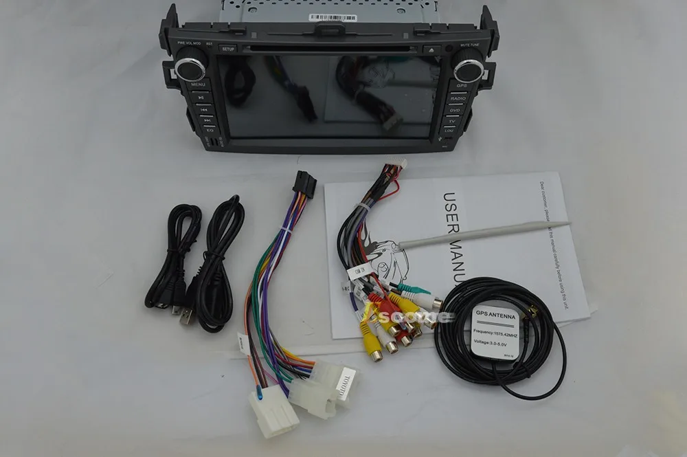 Top MTK3360 Car DVD Player For Toyota Corolla 2006 2007 2008 2009 2010 2011 with 800MHz CPU Dual Core Bluetooth Radio GPS Navigation 28