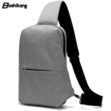 Boshikang Водонепроницаемая оксфордская мужская сумка-почтальонка модная мини женская сумка на плечо мужская нагрудная сумка через плечо слинг сумка для Ipad