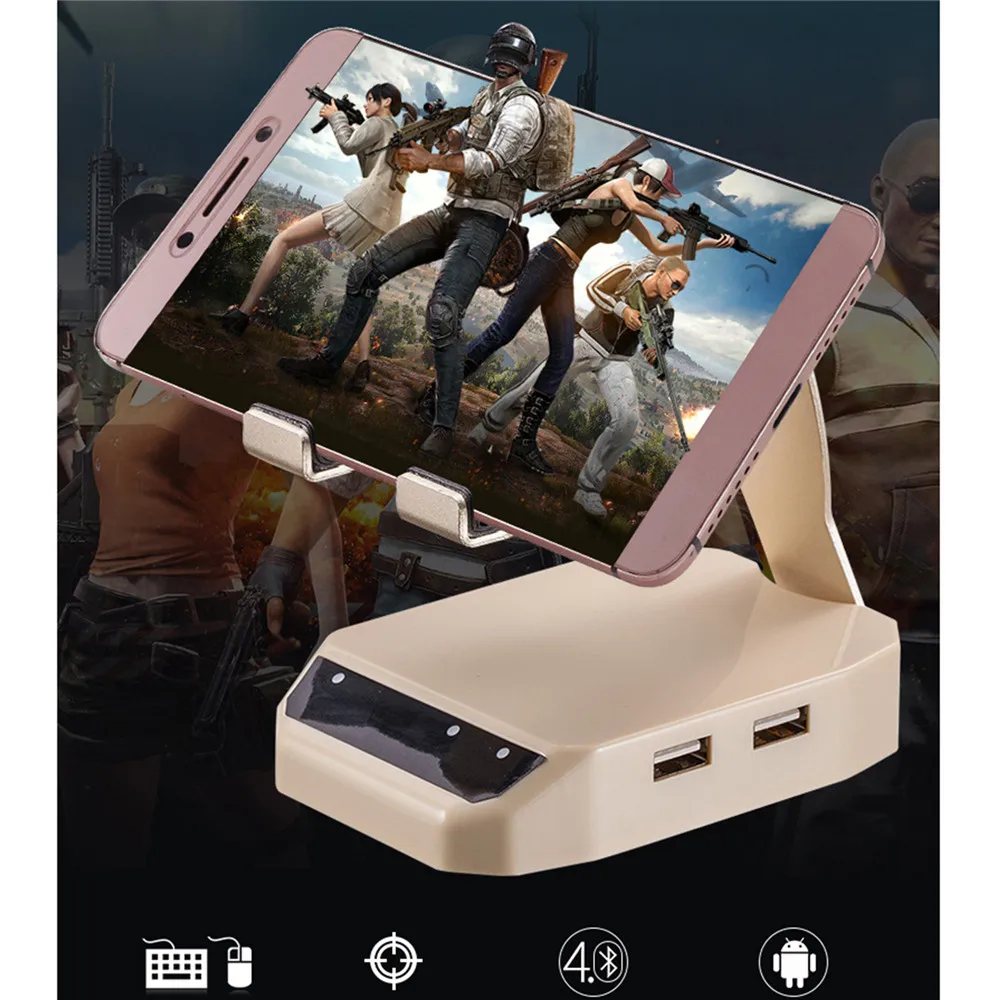  BattleDock Bluetooth Keyboard Mouse Converter for iphone Android iOS Phone Holder PUBG Games Contro