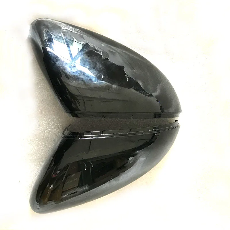 

ABS BLACK Side Door Mirror Rearview Cover Trim 5GG 949 102 For GOLF 7 MK7 2013 2014