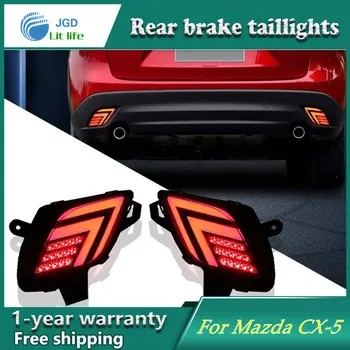 

Car Styling LED Brake Lights Warning Lights case for Mazda CX-5 CX5 2013 2014 2015 2016 Tail Brake Stop DRL Fog Light