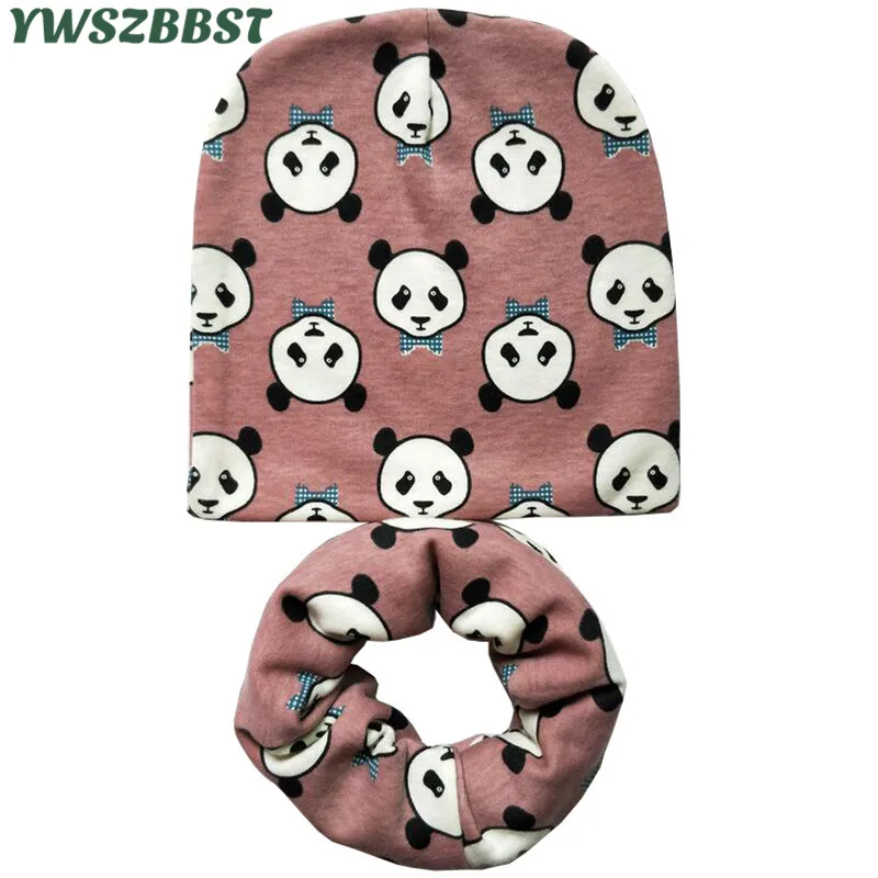 

2pc/set Fashion Animal Camo Print Crochet Children Hats Cap Boys Girls Skullies Beanies Cap Scarf Collar Kids Hat Scarf Set