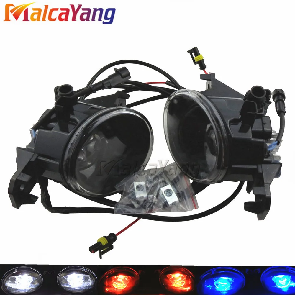

2PCS devil eyes Car styling LED Fog Lights Fog lamps 1set For Nissan March Micra K12 K13 2005-2017