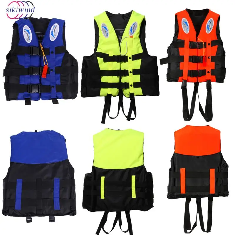 سترة نجاة الرياضات المائية البوليستر راشدين في الهواء الطلق السباحة القوارب تزلج الانجراف سترة بقاء دعوى مع صافرة S- سترة نجاة الرياضات المائية البوليستر راشدين في الهواء الطلق السباحة القوارب تزلج الانجراف سترة بقاء دعوى مع صافرة S-