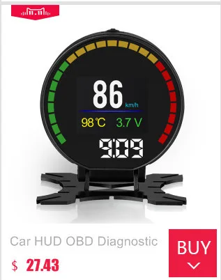 Новинка, автомобильный HUD OBD2 II EUOBD дисплей на голову, система Предупреждение о превышении скорости, проектор, лобовое стекло, автоматическая электронная сигнализация напряжения