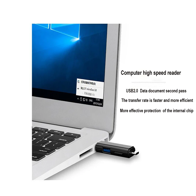 Тип c 3 1 концентратор пять в одном тип к USB папа/женщина OTG TF микро