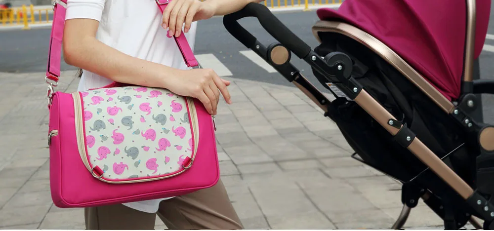 Модная, для детских подгузников Сумка для коляски сумка-мессенджер сумка для мамы Сумки для подгузников