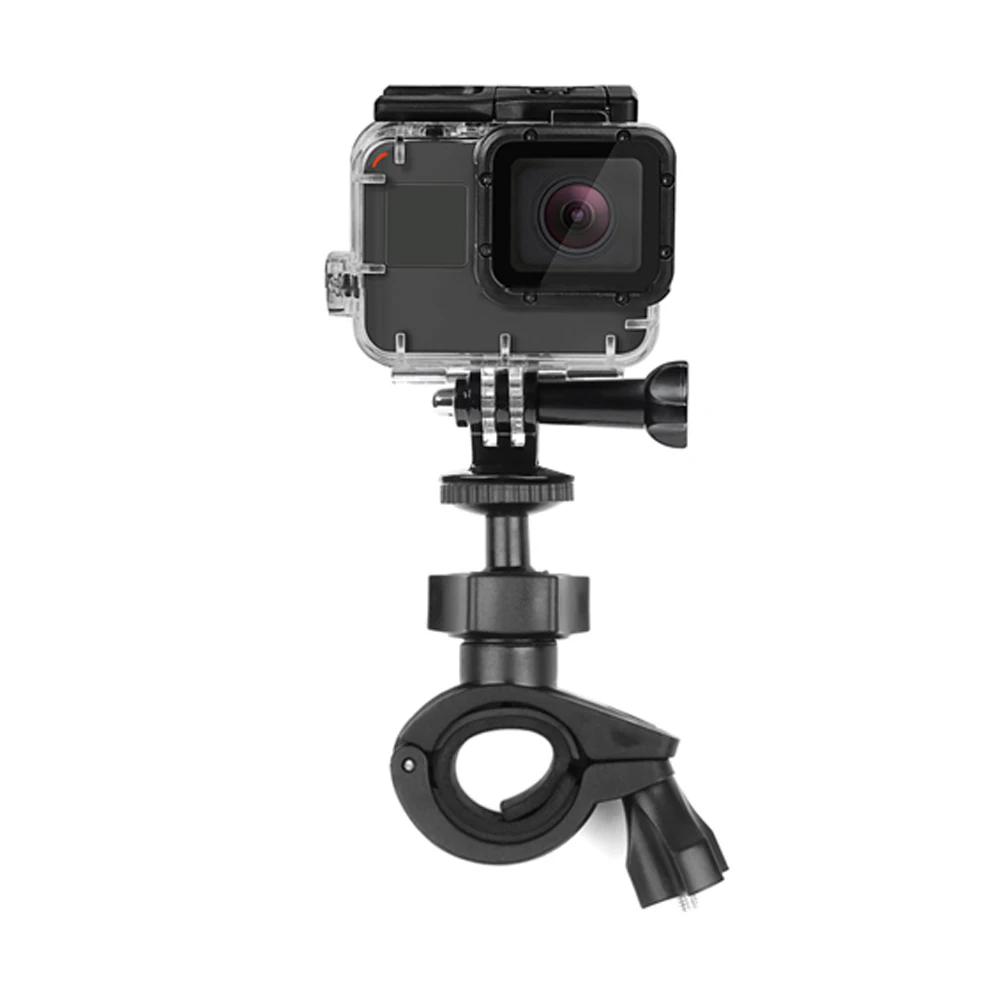 Велосипедный подседельный руль для мотоцикла зажим для GoPro Hero 8 7 5 черный Dji Osmo Xiaomi Yi 4K Sjcam Eken Go Pro 7 аксессуар