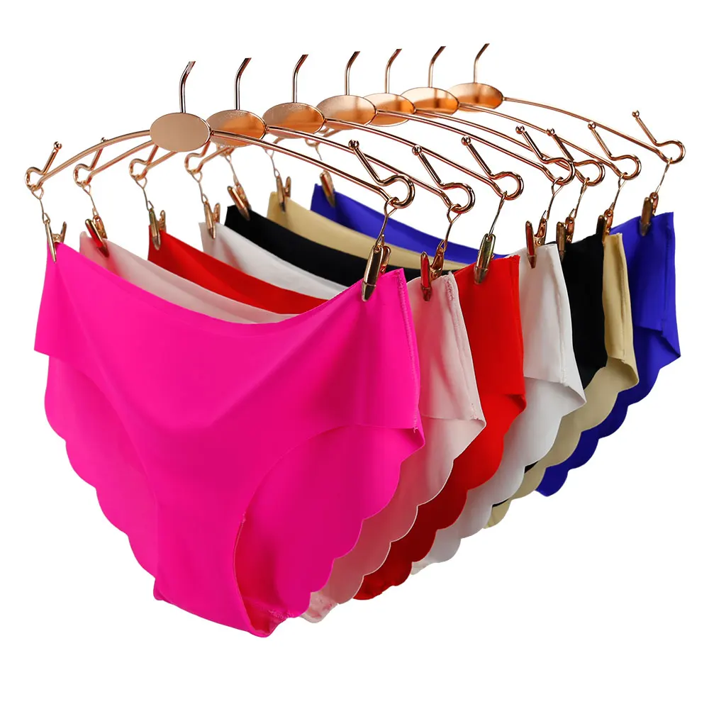 Solid Seamless Panties Low Rise Panties Female font b Sexy b font Briefs Panties font b