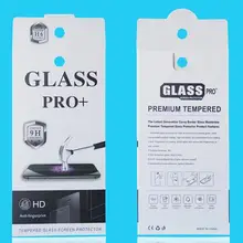 5000 шт. Универсальный изготовленный на заказ бумажный розничный пакет посылка коробки для iphone 7 для samsung S7 закаленное Стекло Экран протектор упаковочная коробка