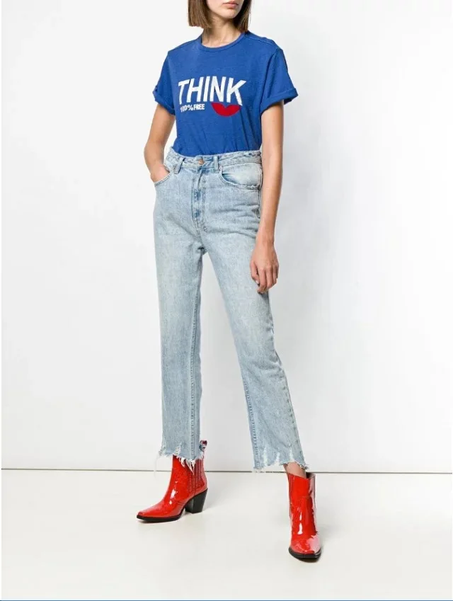 

Women T-shirt 2019 New Letter Love Round Neck Short-sleeved T-shirt