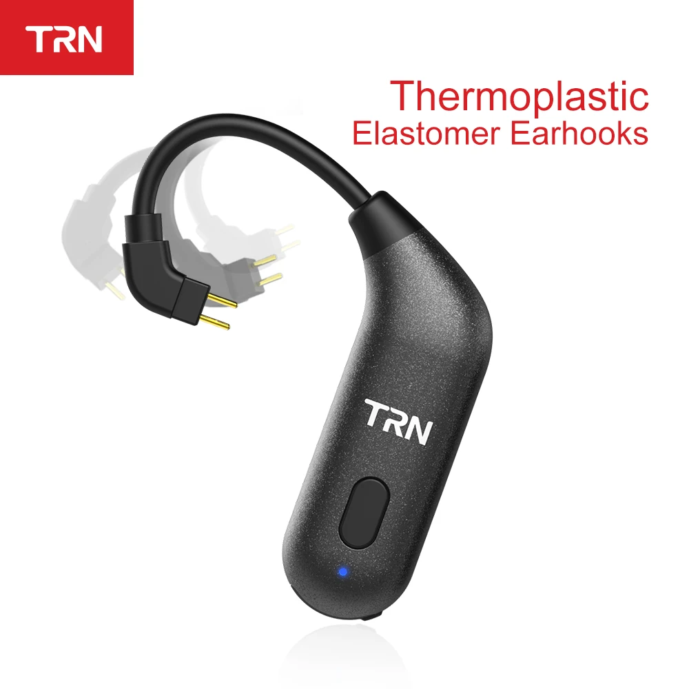 TRN BT20S Bluetooth V5.0 ушной крючок MMCX/2Pin разъем для наушников Bluetooth адаптер для SE535 KZZSN/ZS10/AS16 TRN V80/X6 NICEHCK F3