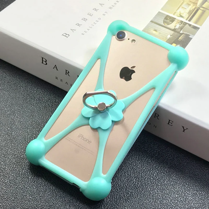 

Lucky Clover Cover Soft Case for FLY FS457 FS459 FS521 FS554 FS520 FS458 FS408 FS409 FS514 fs511 cover with phone Ring and