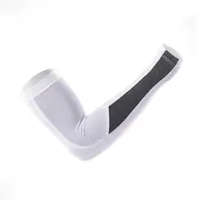 1 шт. дышащая быстросохнущая Защита от ультрафиолетовых лучей рукава для бега баскетбольные налокотники для фитнеса рукавицы для велоспорта