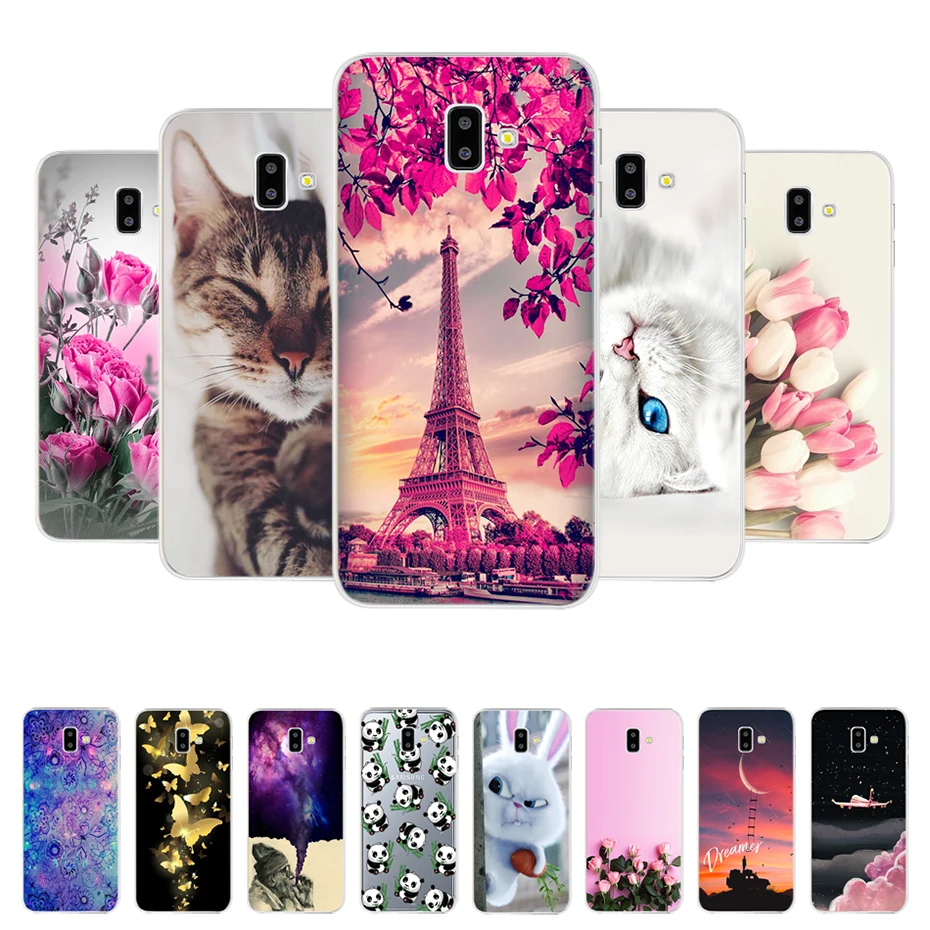 

For Samsung J4 J6 Plus J8 2018 Case Cover tpu Painting Silicone soft Phone Case For Samsung Galaxy J4 J6 Plus 2018 case coque