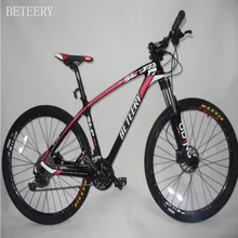 Beteery углеродный велосипед высокого качества красный и черный цвет Китай углеродный горный велосипед Лучшая цена для продажи