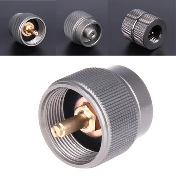 

1LB Propane Refill Adapter Small Gas Tank Input Valve Output outdoor Camping Stove Convert Cylinder LPG Canister Gas Adapter