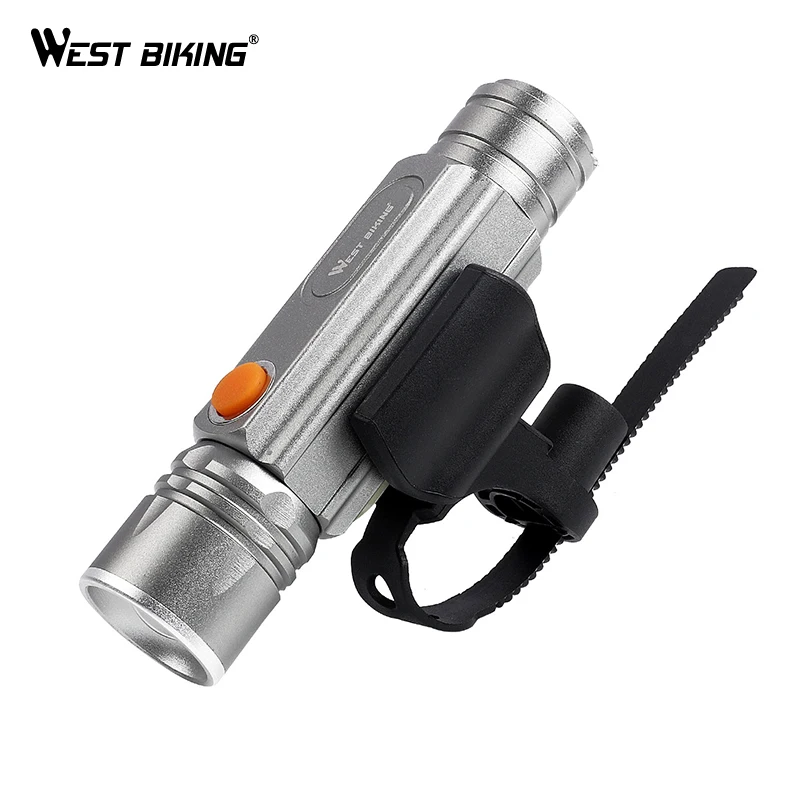 WEST BIKING 350 люмен велосипедный светильник USB Перезаряжаемые передняя фара для