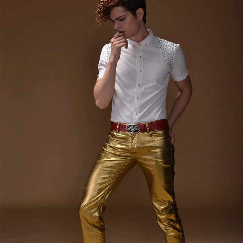 Gold color pants Clearance