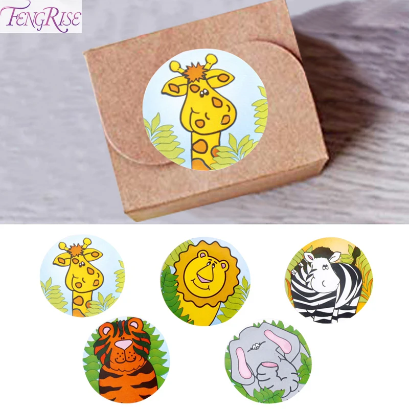 

FENGRISE 100PCS Sticker Solar System Outer Space Sealing Sticker Birthday Party Decor For Kids Jungle Party Supplies Baby Shower