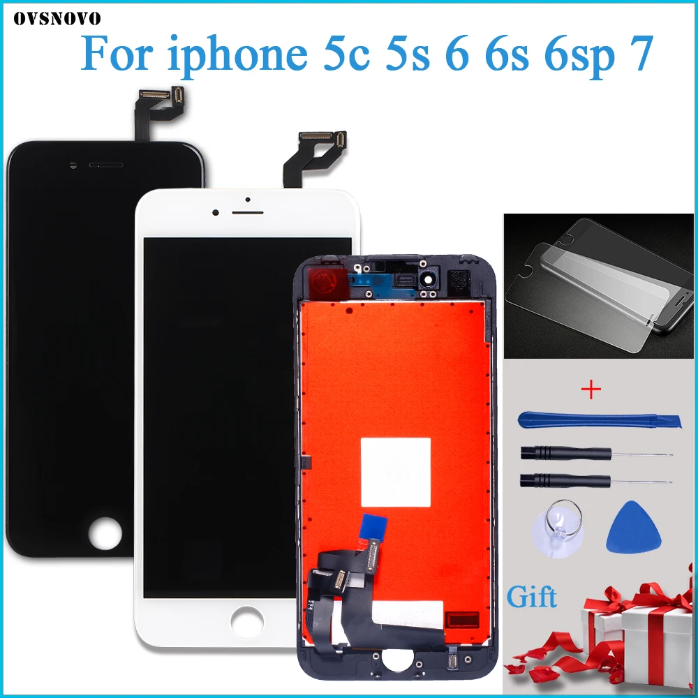 Сменный сенсорный ЖК экран 3D для iPhone7 6S Plus с дигитайзером в сборе iPhone 6 дисплей без