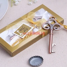 100 шт/партия DHL FedEx Новая антикварная вещь, викторианский ключ формы бутылки ключ Свадебные сувениры подарок для гостей