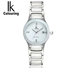 2015 ik for the trend of the female form butterfly buckle women’s quartz watch ceramic watches