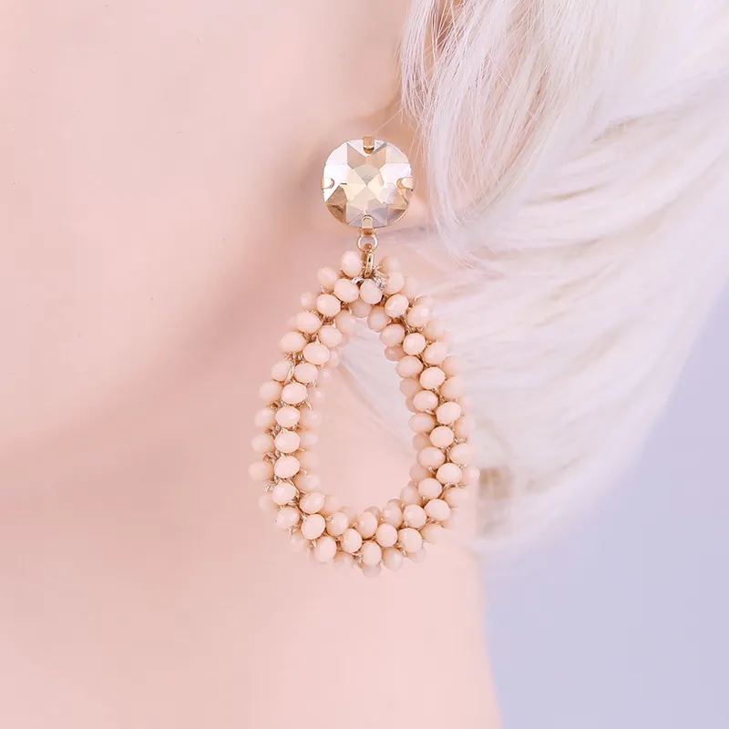 Earrings Beige