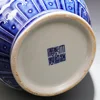 Chinese Style Jingdezhen Blue And White Dragon Vase Ceramic Red Porcelain Kaolin Flower Vase Home Decor Handmade Vases 5