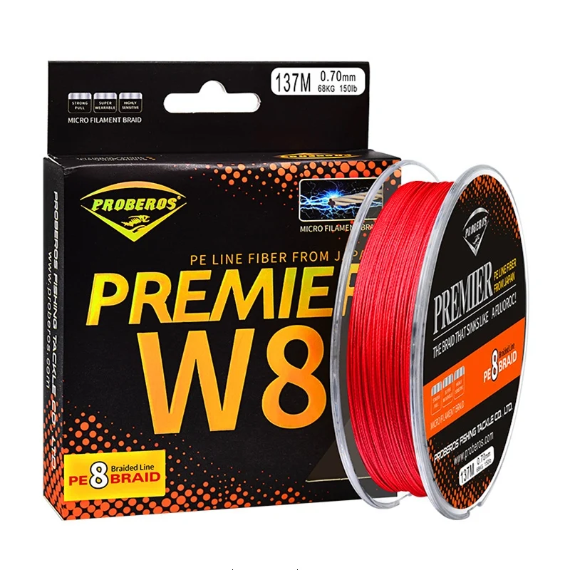 

137M Braid Fishing 8 Braid 5 Color Braided Line Used for Fishery Multifilament Pe Line Multicolor Superbraid Fishing Line+Box