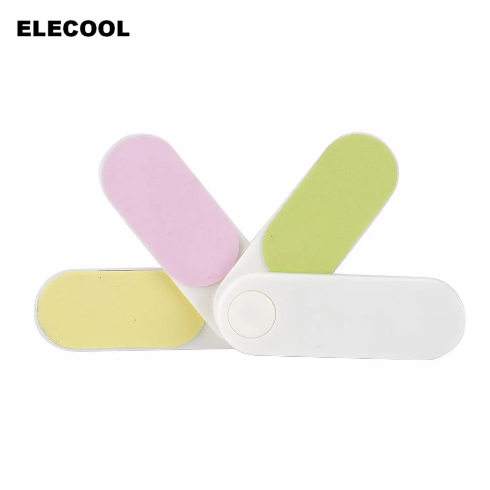 Портативная пилка для ногтей ELECOOL 4 ходовая гладкая удобная путешествий дома хит