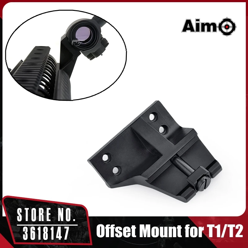Цель 0 Тактический Airsoft КЭК Стиль 45 Градусов Крепление со смещением для T1/T 1 Red Dot