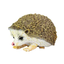 1 шт., фигурка ежика, реалистичная модель для моделирования, дикие животные, детские игрушки, подарок для рукоделия, настольные украшения, коллекция украшений