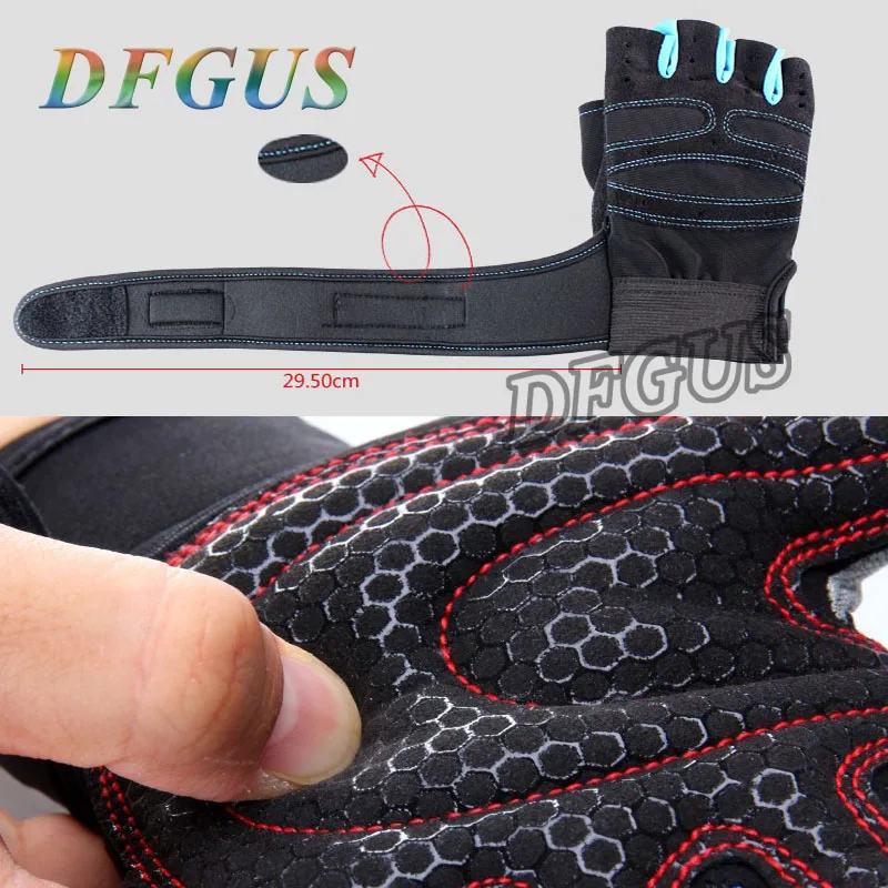 Half Finger Gym Gloves Heavyweight Sports Exercise Weight Lifting Gloves Body Building Training Sport Fitness Gloves