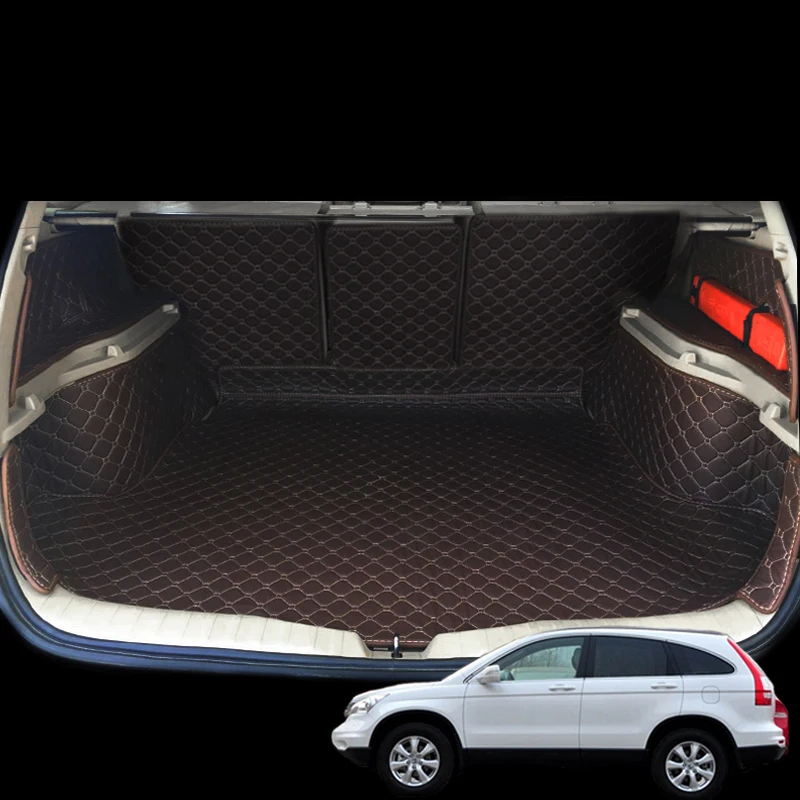 

lsrtw2017 fiber leather car trunk mat for honda crv 2006 2007 2008 2009 2010 2011 2012 3rd generation hodna cr-v