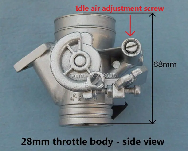 28mm throttle body - side view