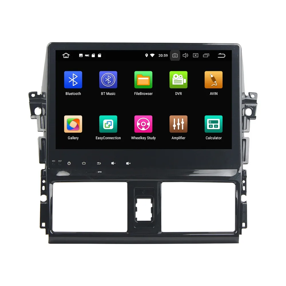 Clearance Android 8.0 No Car DVD player GPS Glonass Navigation For Toyota YARIS 2013-2015 Car multimedia stereo player 32GB CAR MAPS 1